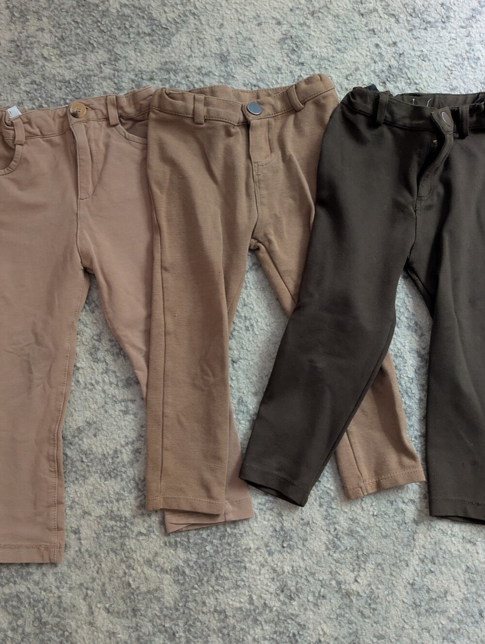 Boys Lot Bundle 3t Stretch Dress Pant Bsrown and Dark Brown - Lil Legs Hodas 3t